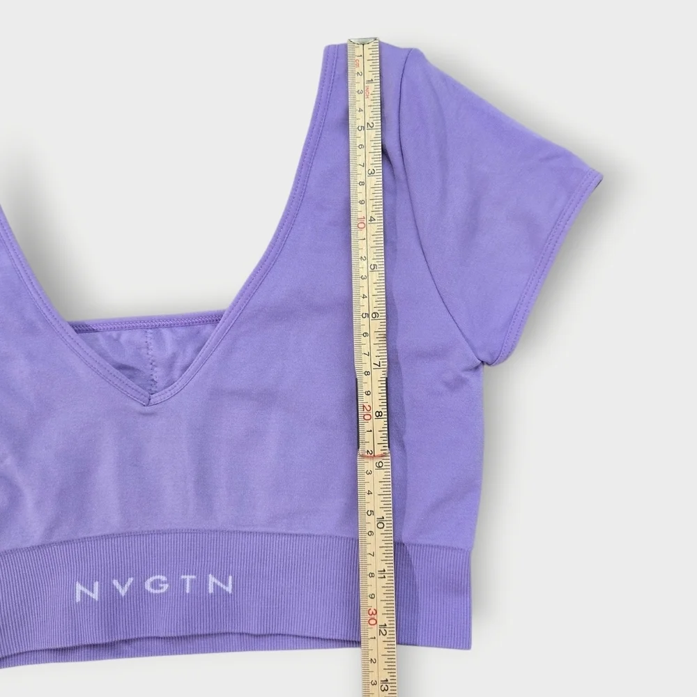 NVGTN Serene Seamless Bra Spandex Top Woman Fitness Elastic Breathable M